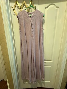 BUCKETLIST Lavender Wide-Leg Sleeveless Jumpsuit